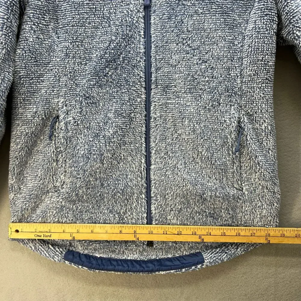 The North Face Fleece Jacket Women's S Blue White Osito Full Zip Cozy Normcore - Picture 5 of 12